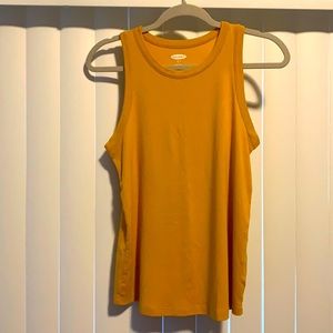 Old Navy slim fit mustard tank top